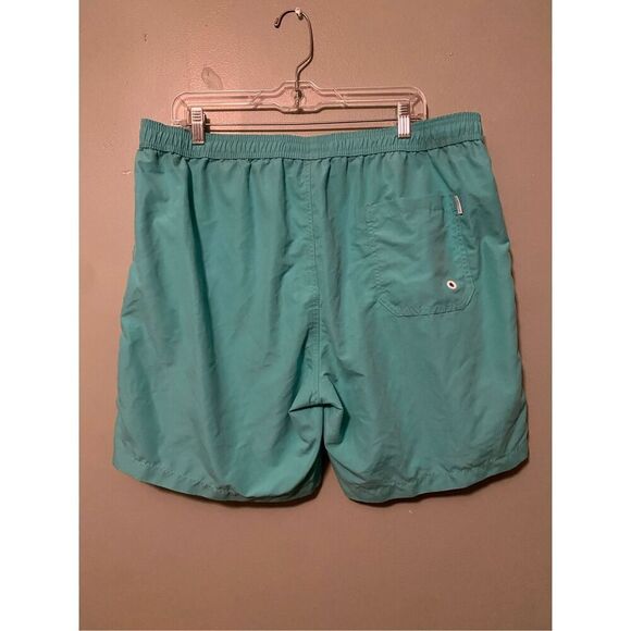 Maamgic Teal Blue Mens Swim Trunks Size XXL NWOT - Picture 4 of 5